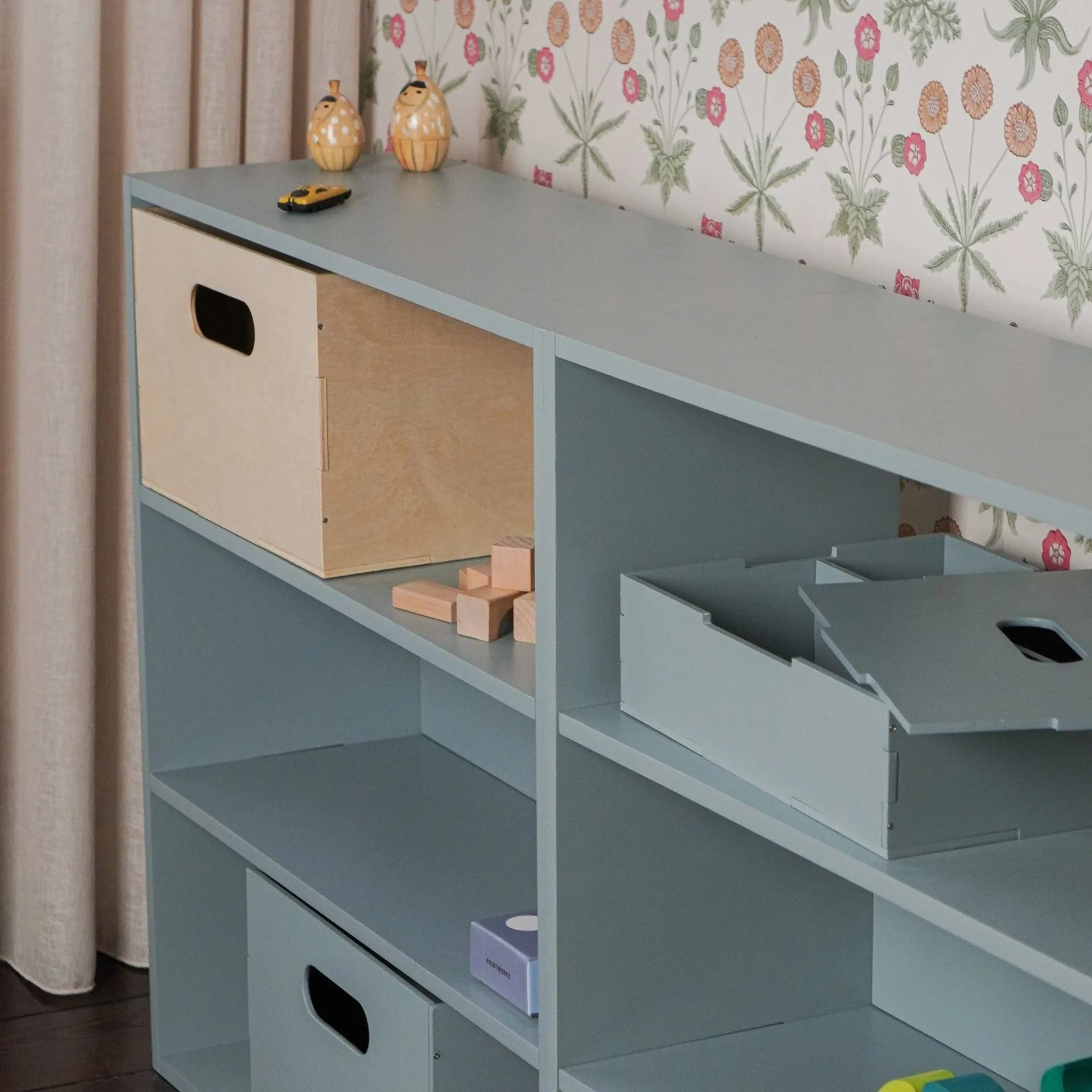 Étagère pour enfants Kiddo Shelving, Vert olive Nofred