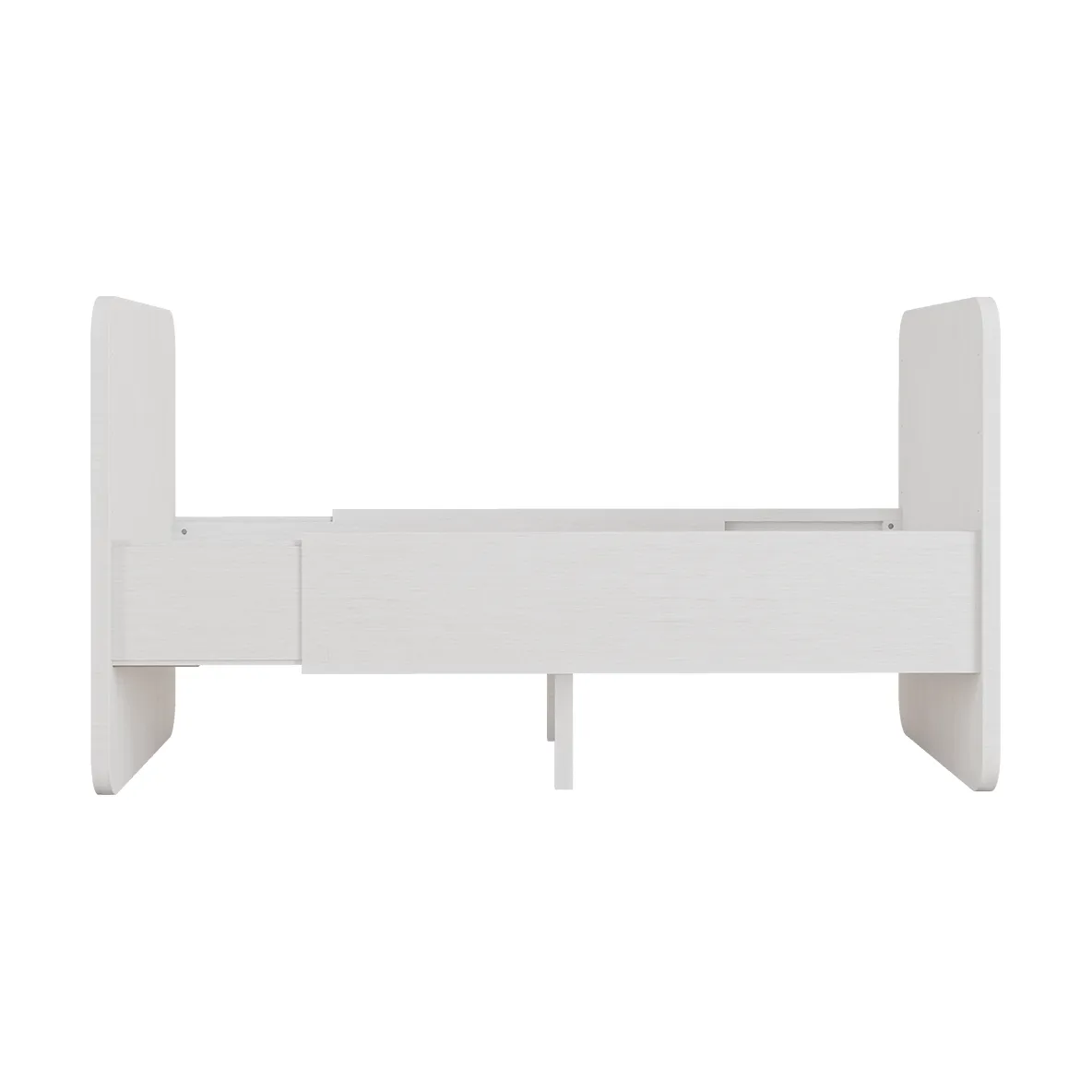 Lit bébé & junior Form 166x77,5x87 cm, Blanc Nofred