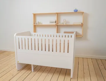 Lit bébé & junior Form 166x77,5x87 cm - Blanc - Nofred
