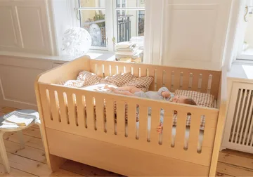 Lit bébé & junior Form 166x77,5x87 cm - Chêne - Nofred