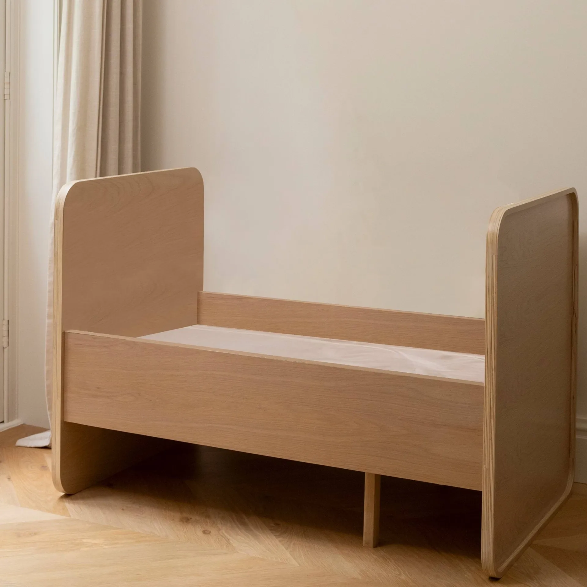 Matelas Form pour lit bébé & junior, 2 pièces, Blanc Nofred