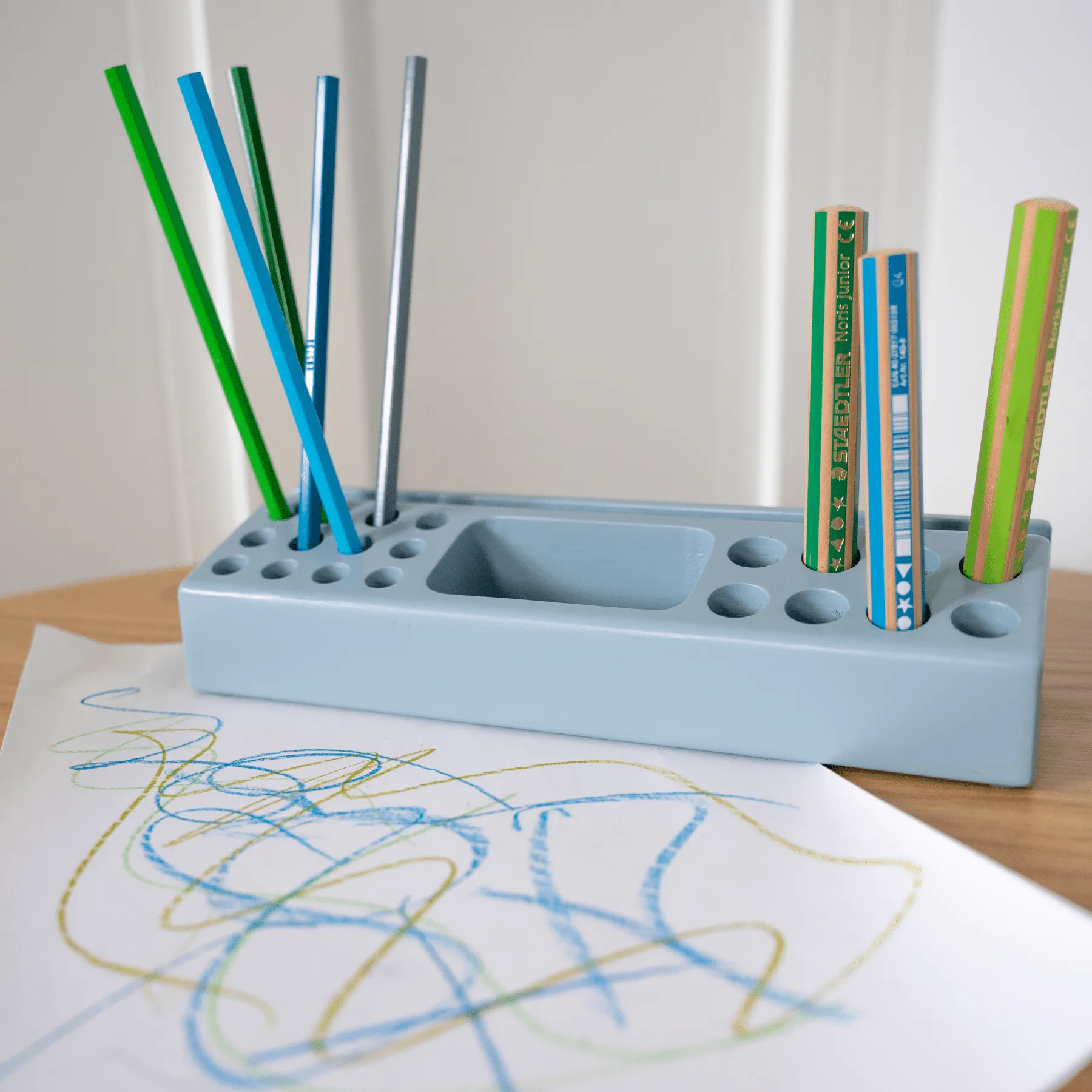 Porte-stylos Penholder, Bleu Nofred