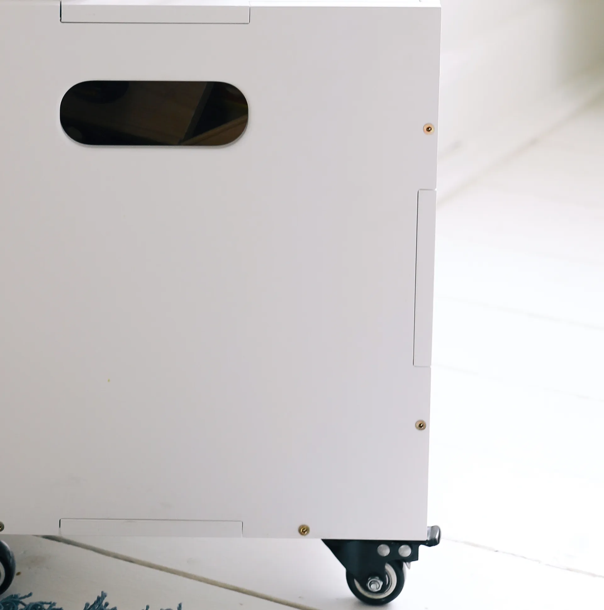 Roues Cube Storage pour boîte de rangement lot de 4, Noir Nofred