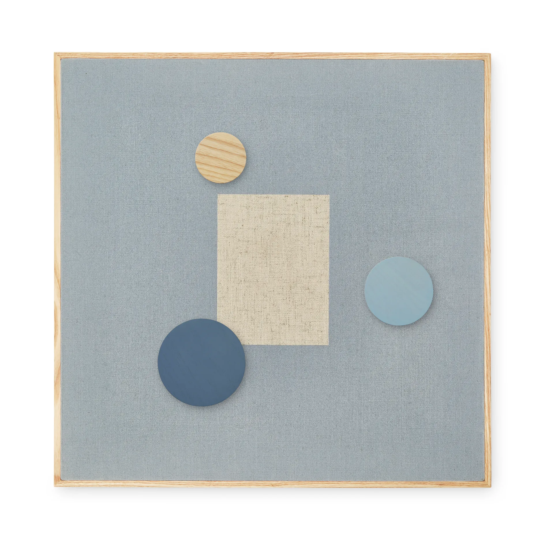 Tableau d'affichage Noticeboard + 3 aimants, Bleu Nofred