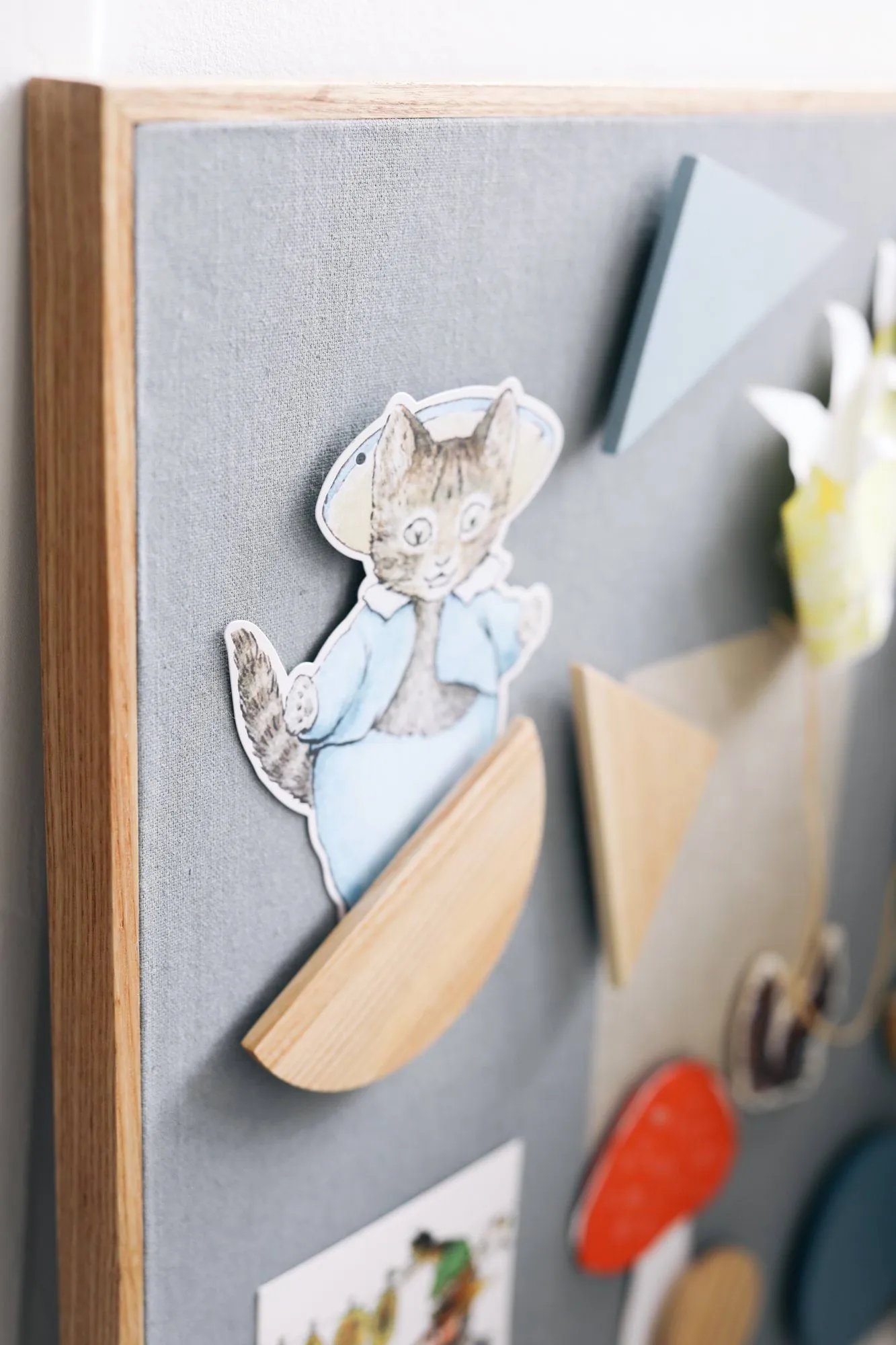 Tableau d'affichage Noticeboard + 3 aimants, Bleu Nofred