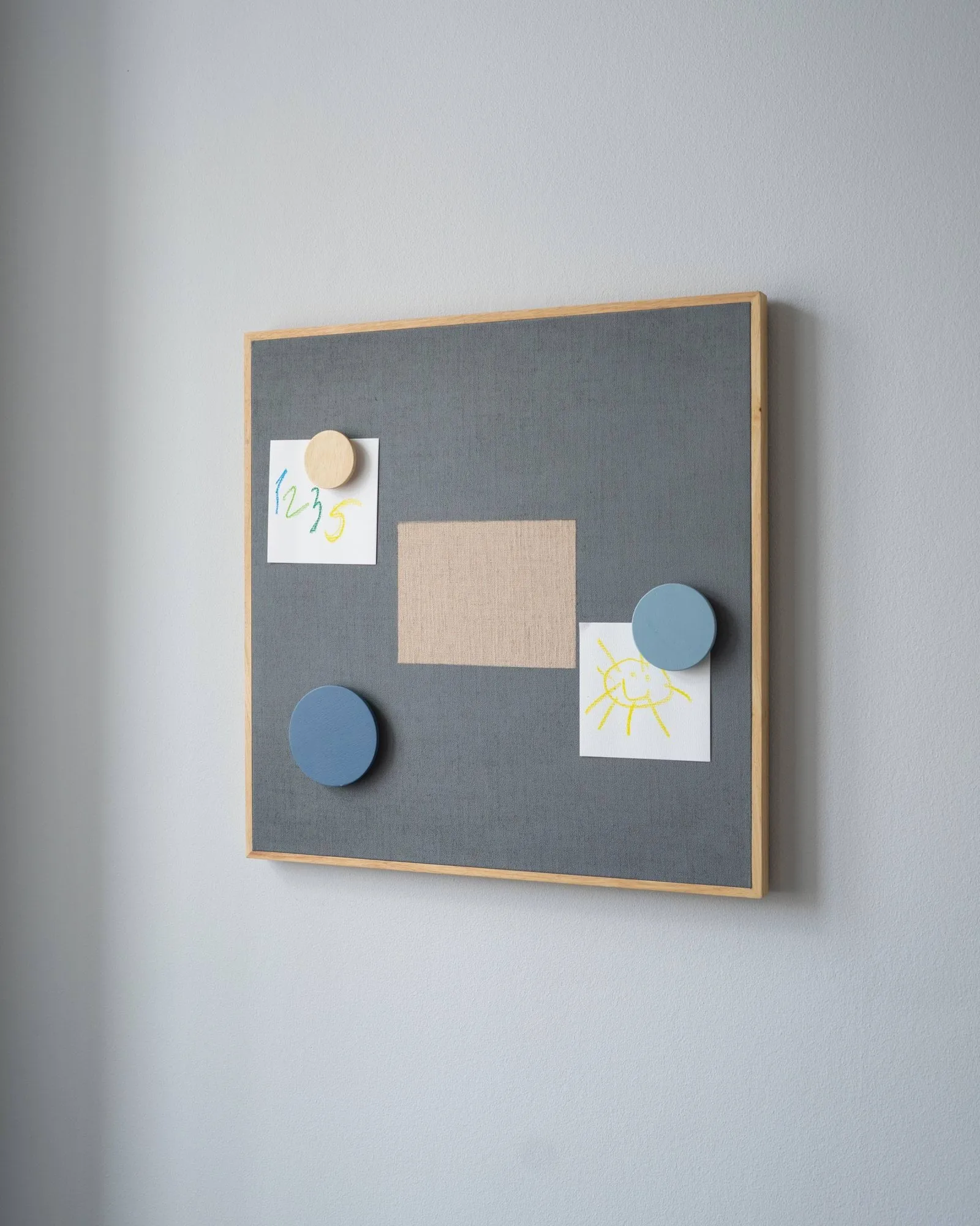 Tableau d'affichage Noticeboard + 3 aimants, Bleu Nofred