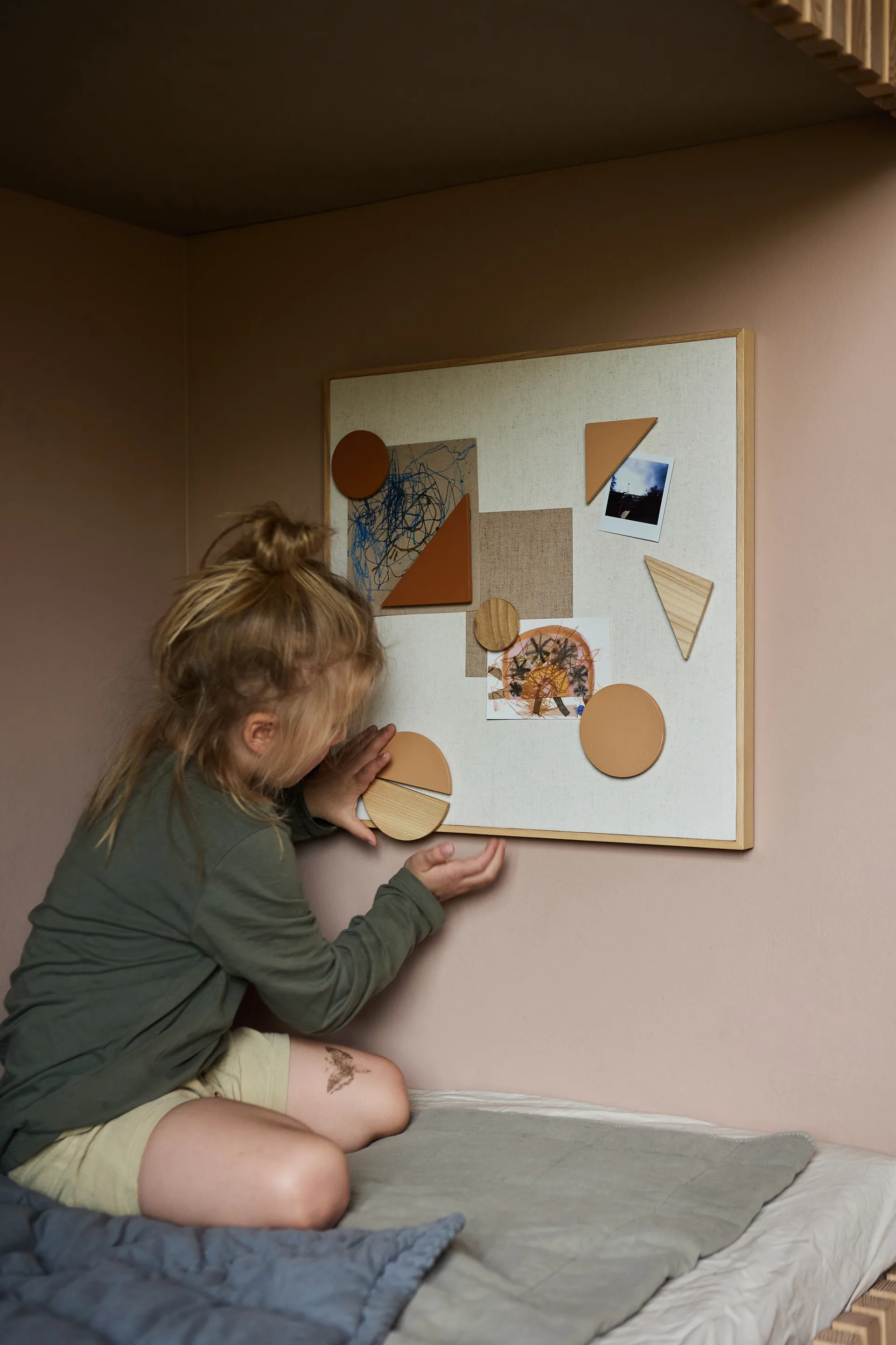 Tableau d'affichage Noticeboard + 3 aimants, Sand Nofred
