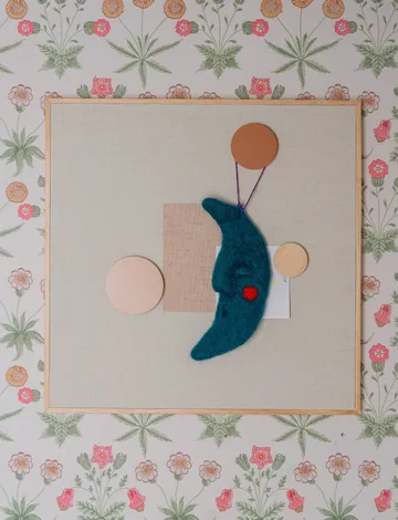 Tableau d'affichage Noticeboard + 3 aimants - Sand - Nofred