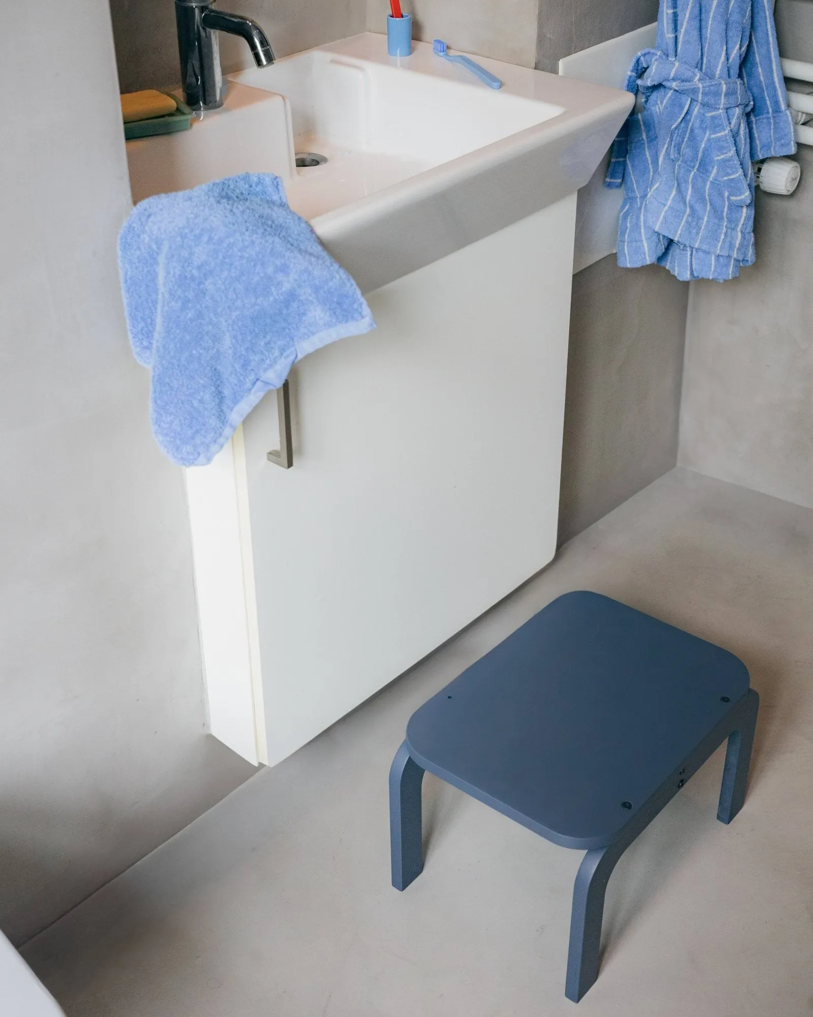 Tabouret Kiddo Step Seat, Blue Nofred