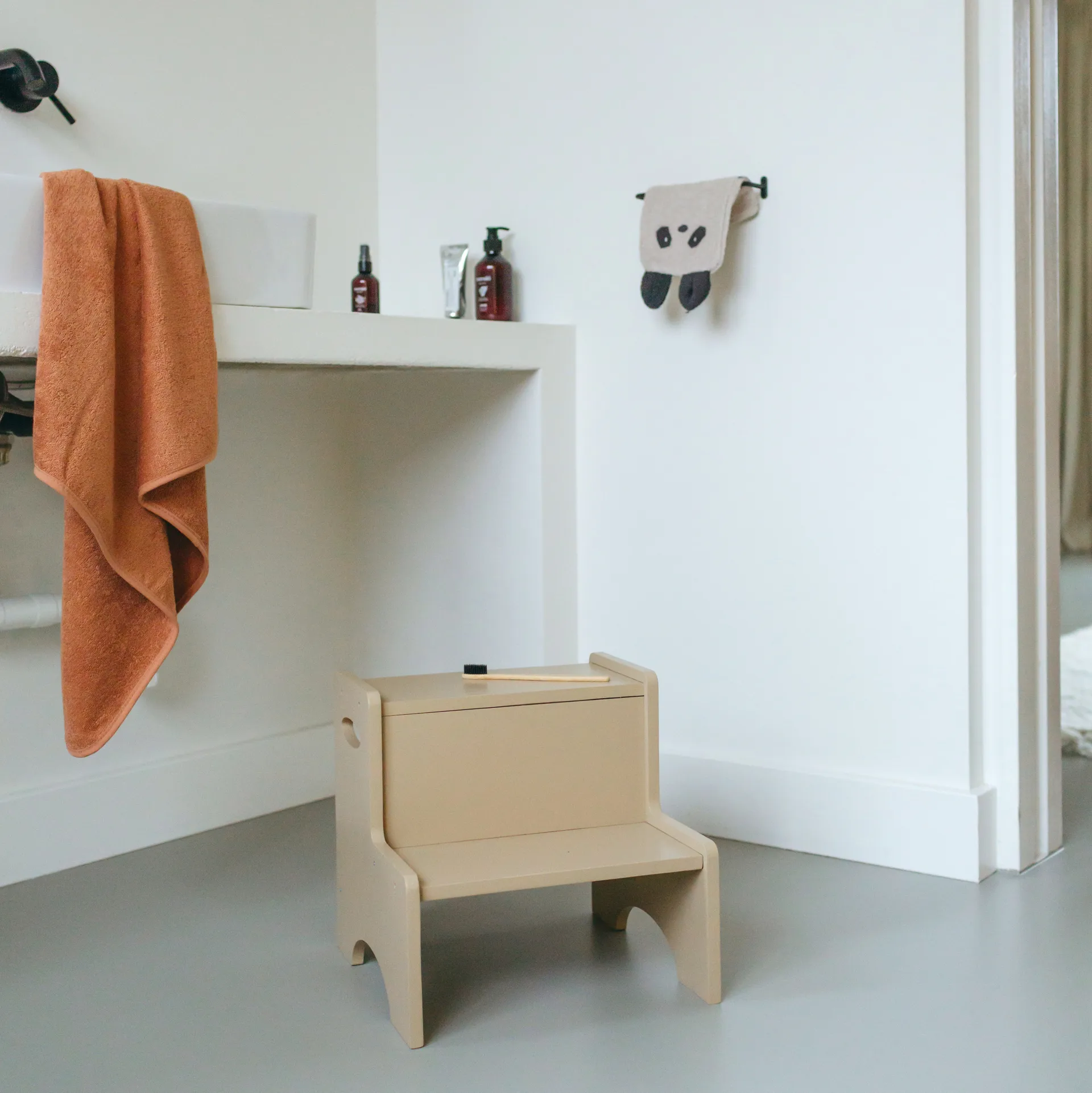 Tabouret pour enfants Step Up, Beige Nofred