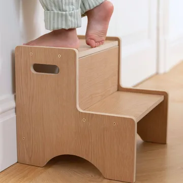 Tabouret pour enfants Step Up - Chêne - Nofred