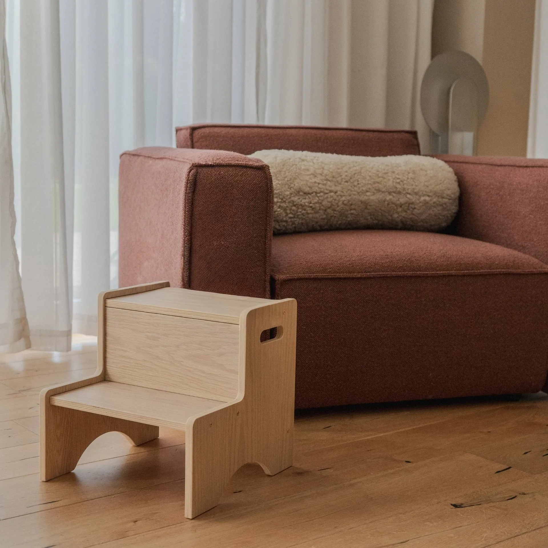 Tabouret pour enfants Step Up, Chêne Nofred