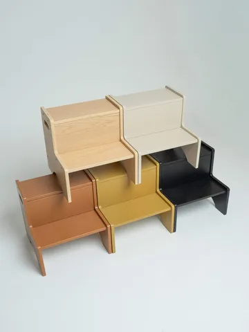 Tabouret pour enfants Step Up - Chêne - Nofred