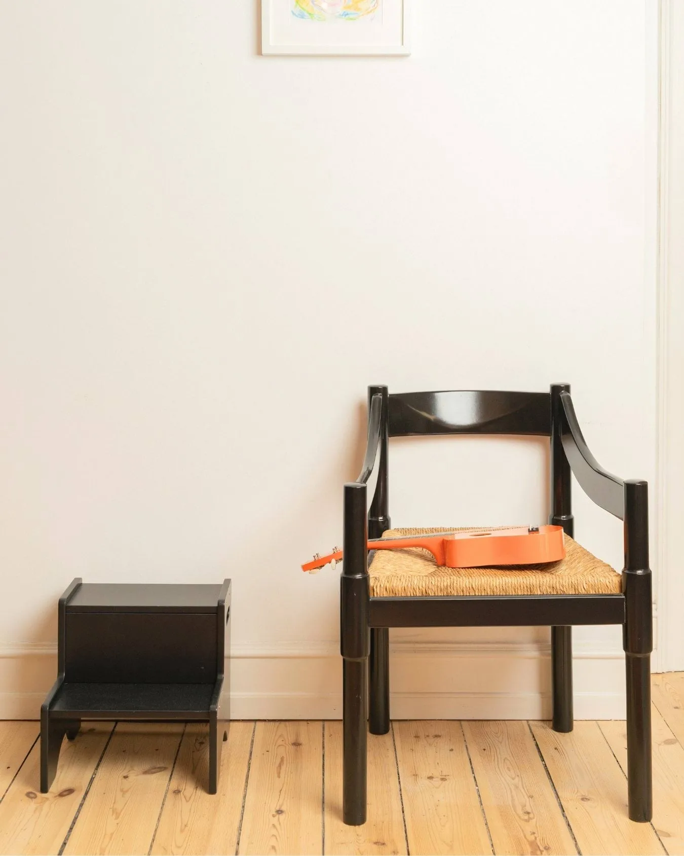Tabouret pour enfants Step Up, Noir Nofred