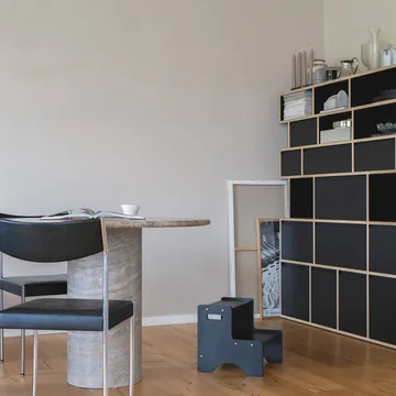 Tabouret pour enfants Step Up - Noir - Nofred