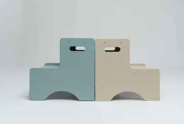 Tabouret pour enfants Step Up - Vert olive - Nofred