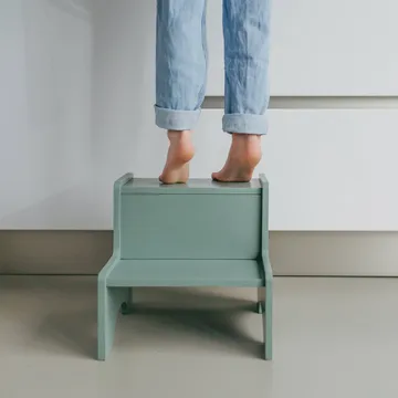 Tabouret pour enfants Step Up - Vert olive - Nofred