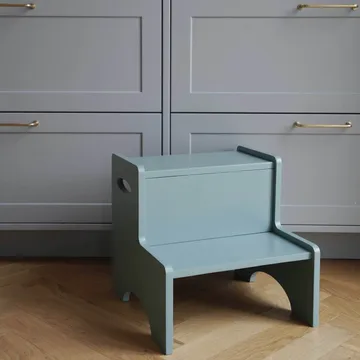 Tabouret pour enfants Step Up - Vert olive - Nofred