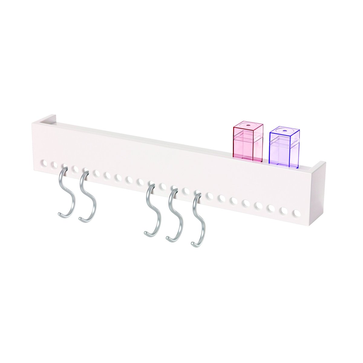 Nomess Copenhagen Etagère So-Hooked murale blanc | Design Scandinave | Étagères & systèmes de rayonnage | Blanc