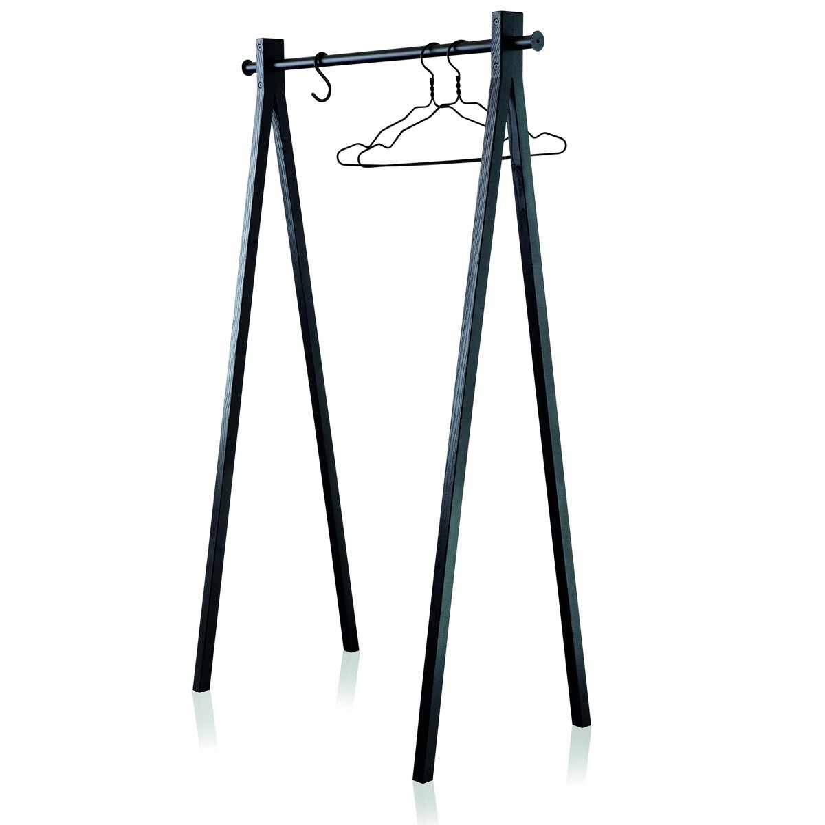 Nomess Copenhagen Porte-vêtements Dress-Up 90 noir | Design Scandinave | Cintres & portants | Noir