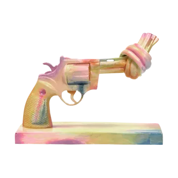 Acne for Peace sculpture 40 cm - Multi - Non Violence