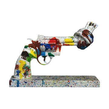 Décoration Tennis for Peace 19 cm - Multi - Non Violence