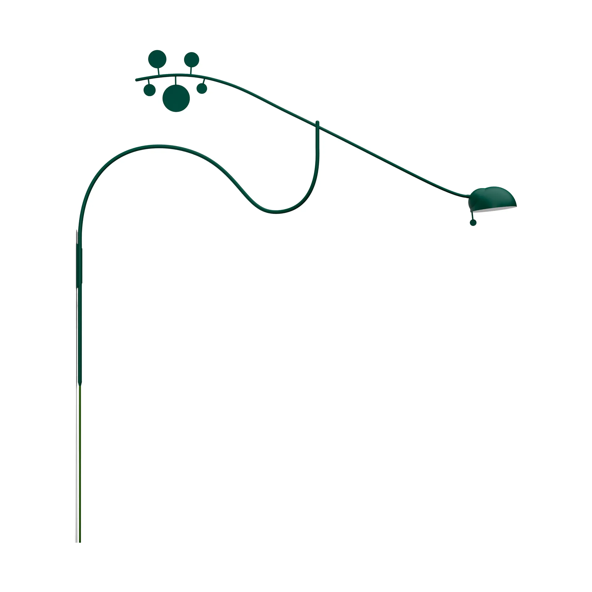 Lampe murale Juno, British racing green - vert foncé Noon