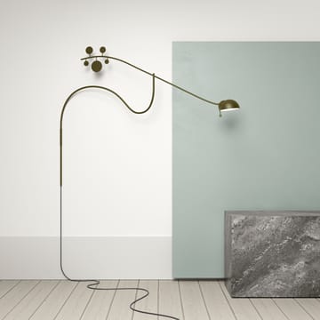 Lampe murale Juno - Gris olive-gris foncé - Noon