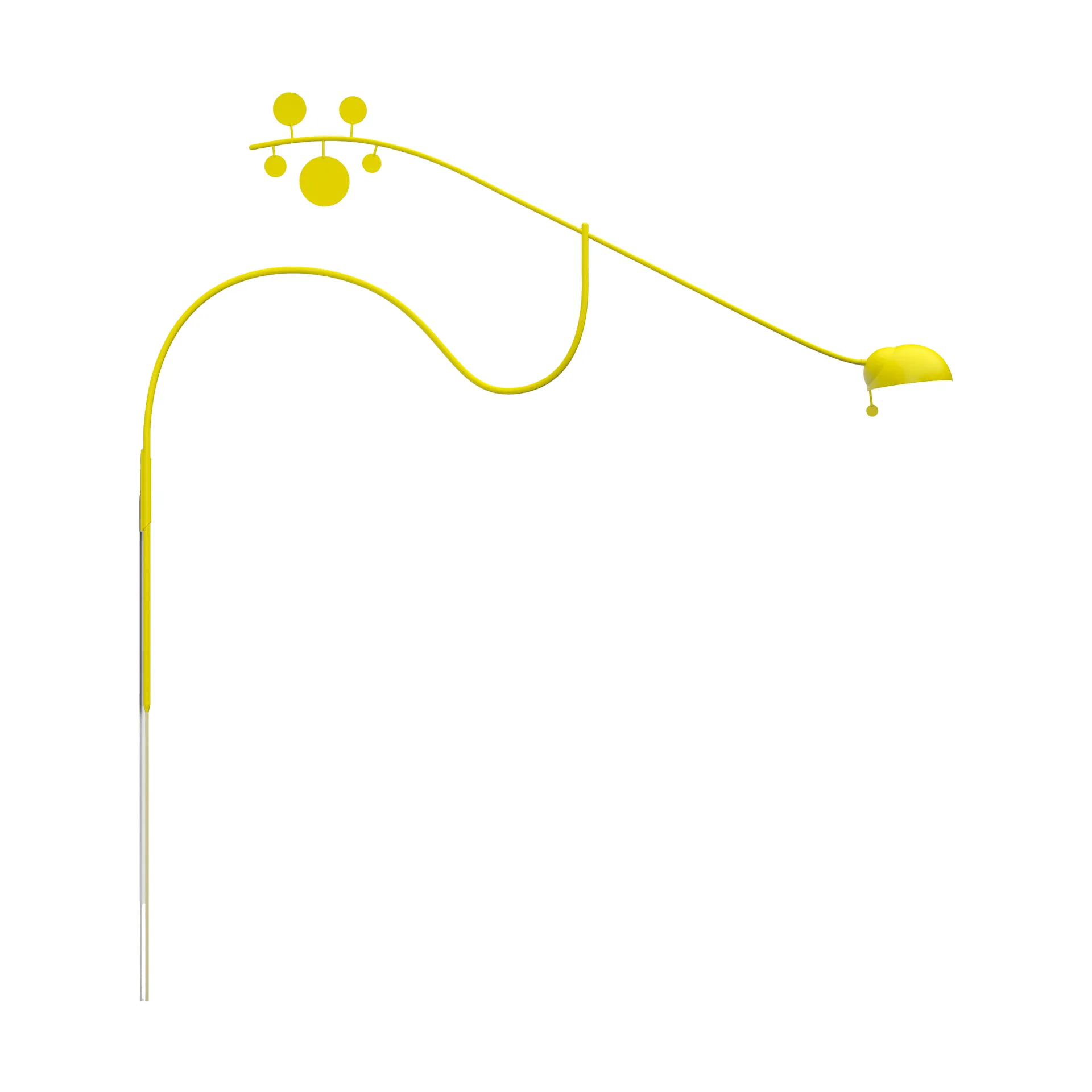 Lampe murale Juno, Jaune-jaune clair Noon