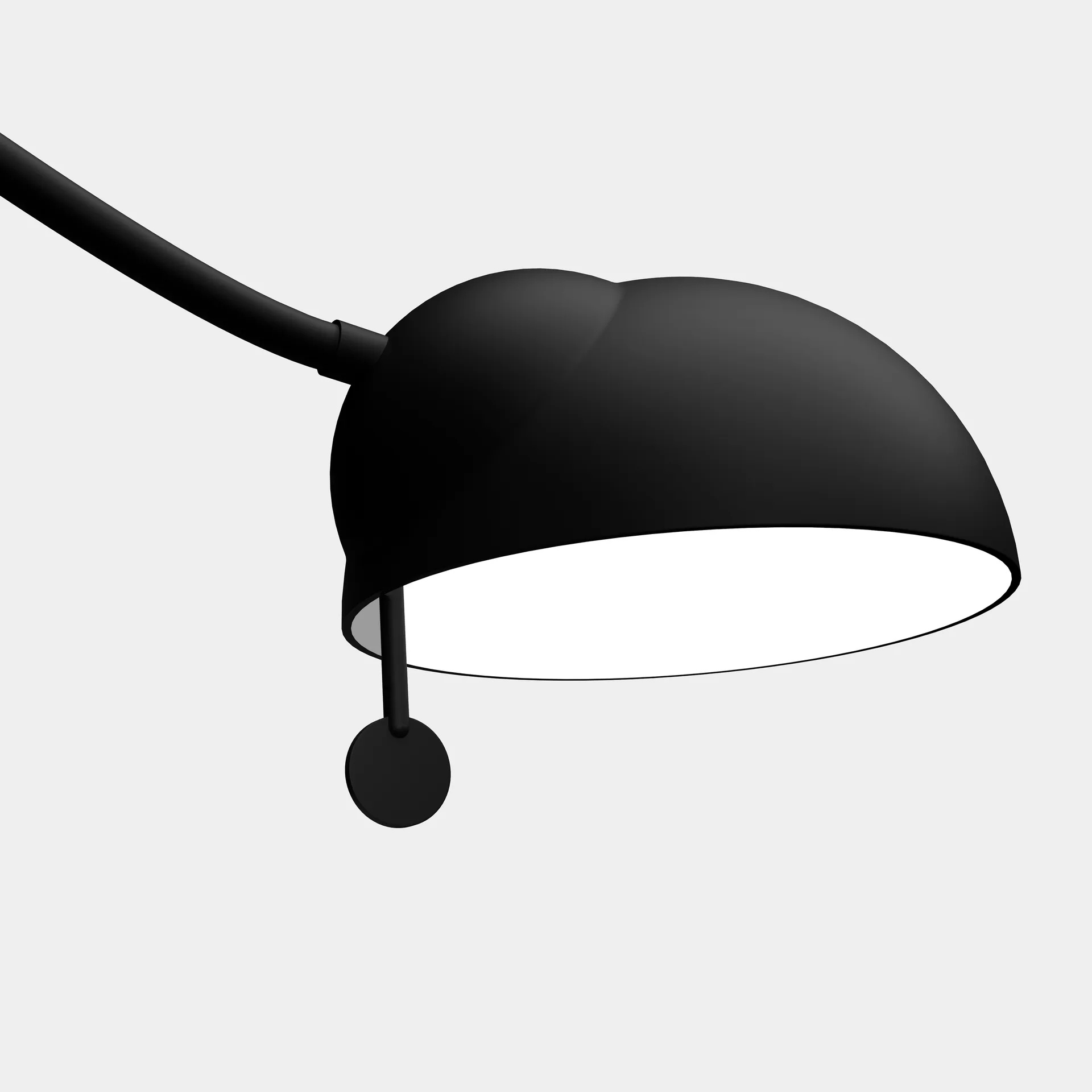 Lampe murale Juno, Noir-noir Noon