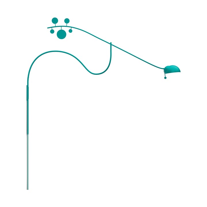 Lampe murale Juno - Turquoise-turquoise - Noon