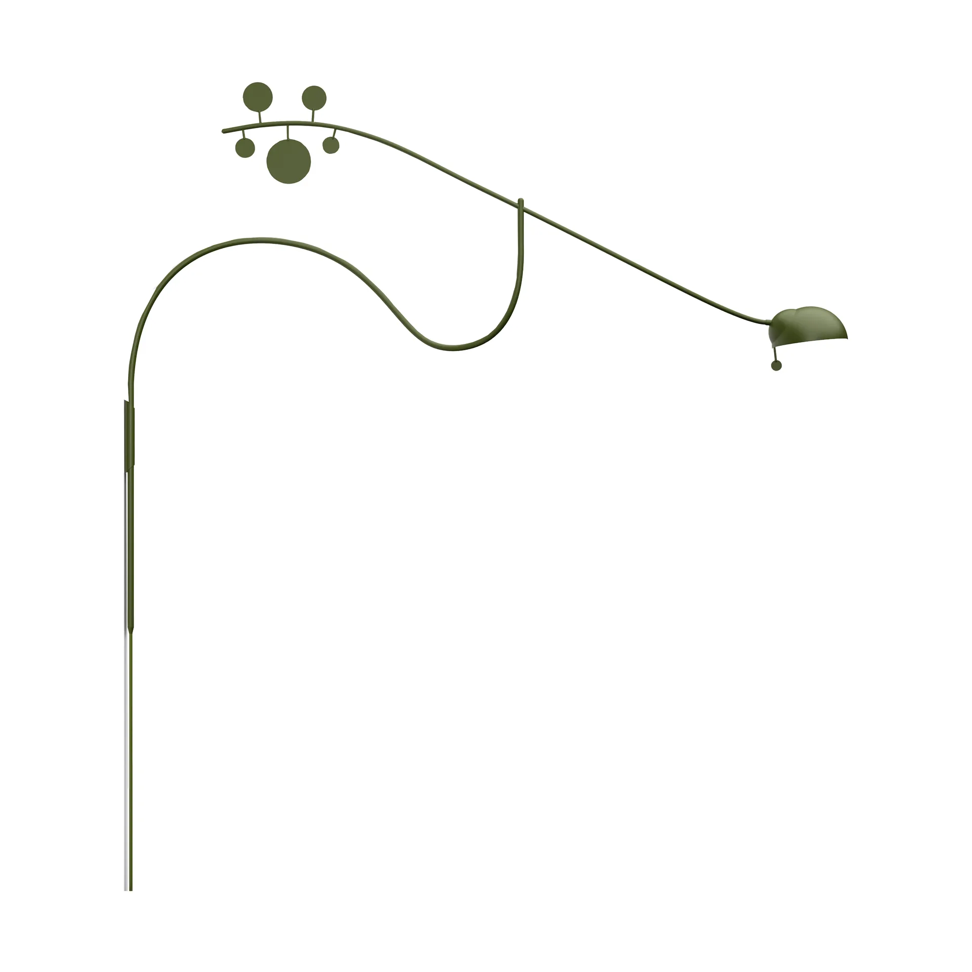 Lampe murale Juno, Vert militaire-vert Noon