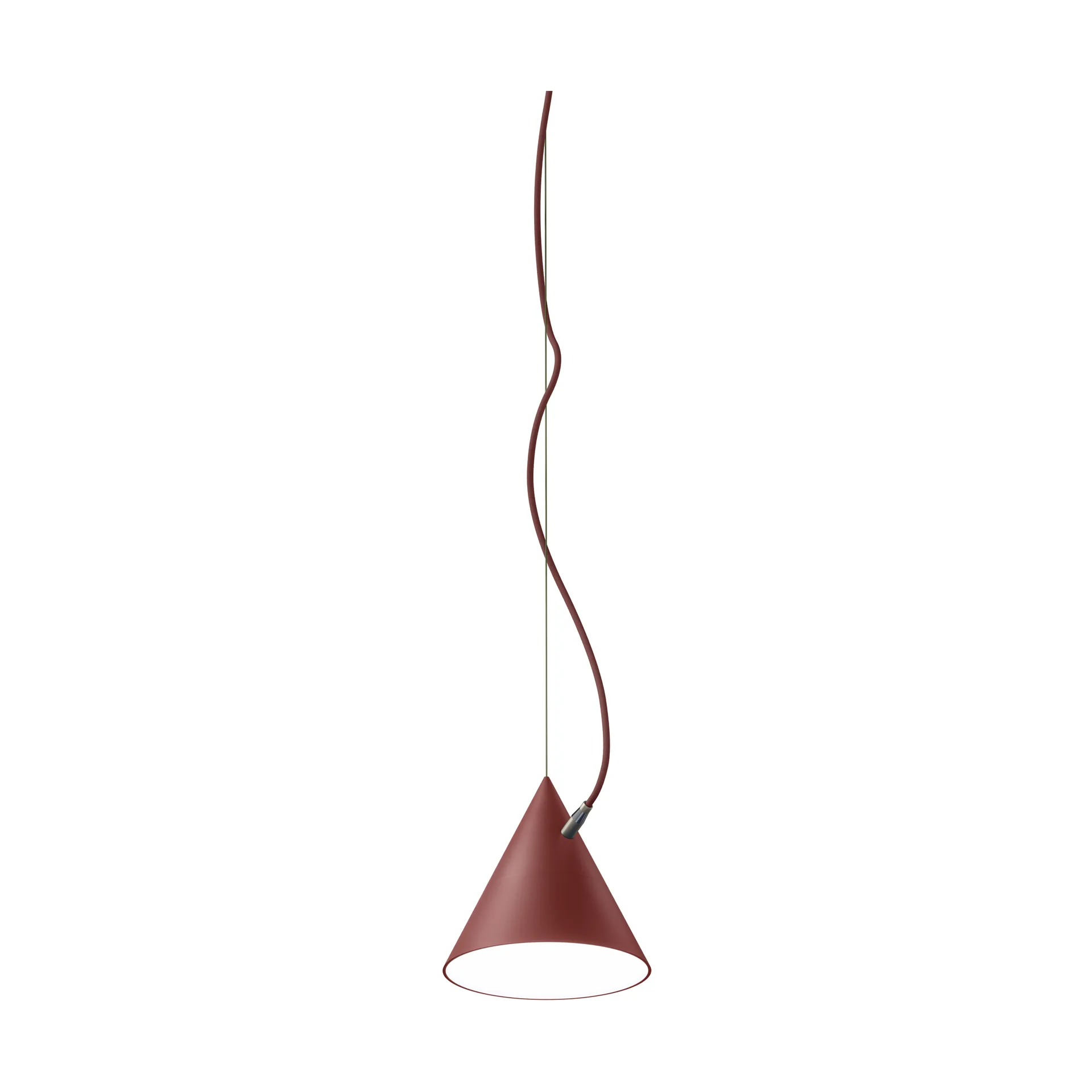 Suspension Castor 20 cm, Bordeaux rouge-rouge foncé-laiton Noon