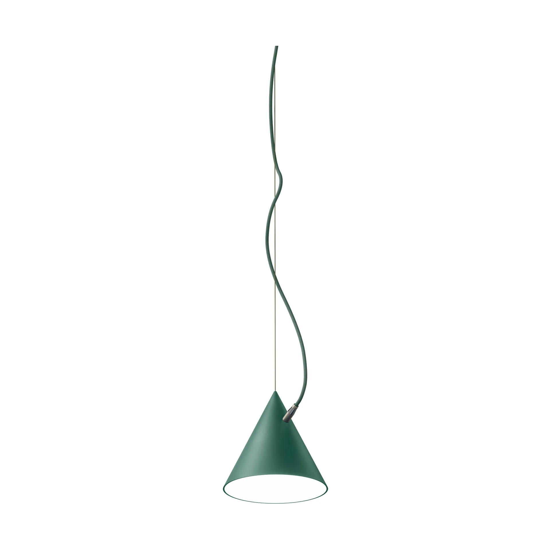 Suspension Castor 20 cm, British racing green - vert foncé - laiton Noon