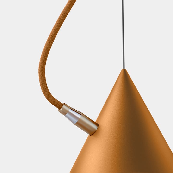 Suspension Castor 20 cm, Brun-okra-laiton Noon