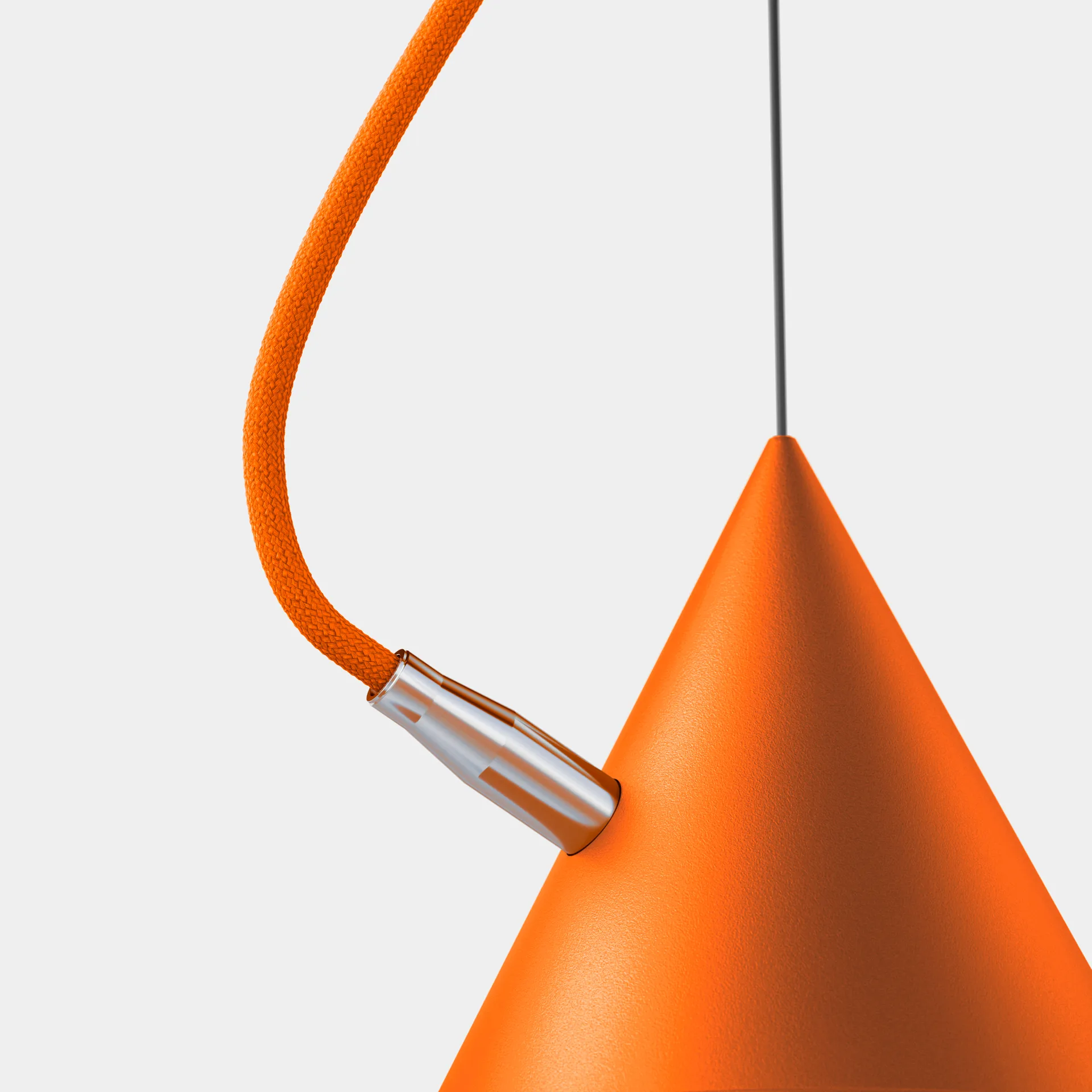 Suspension Castor 20 cm, Orange-orange-argent Noon