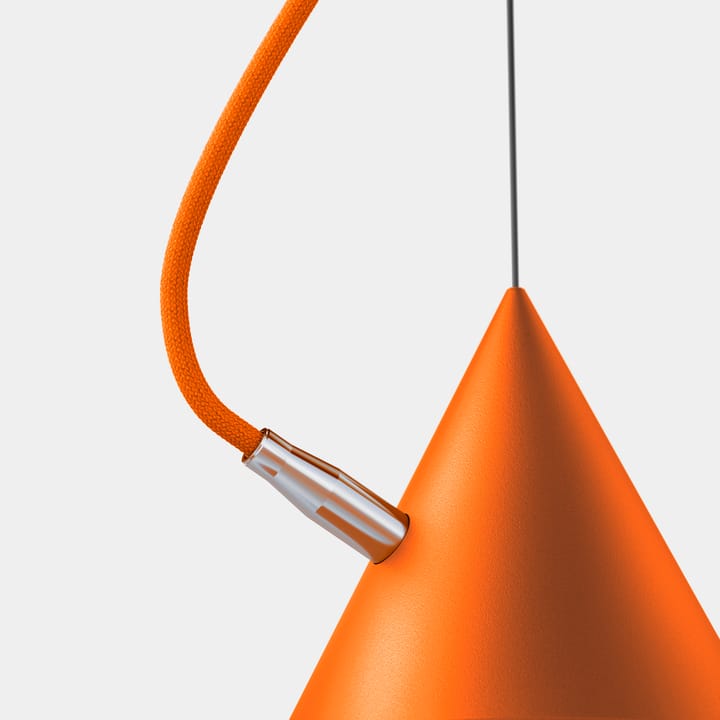 Suspension Castor 20 cm, Orange-orange-argent Noon