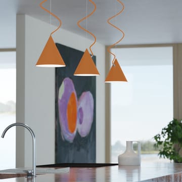 Suspension Castor 20 cm - Orange-orange-argent - Noon