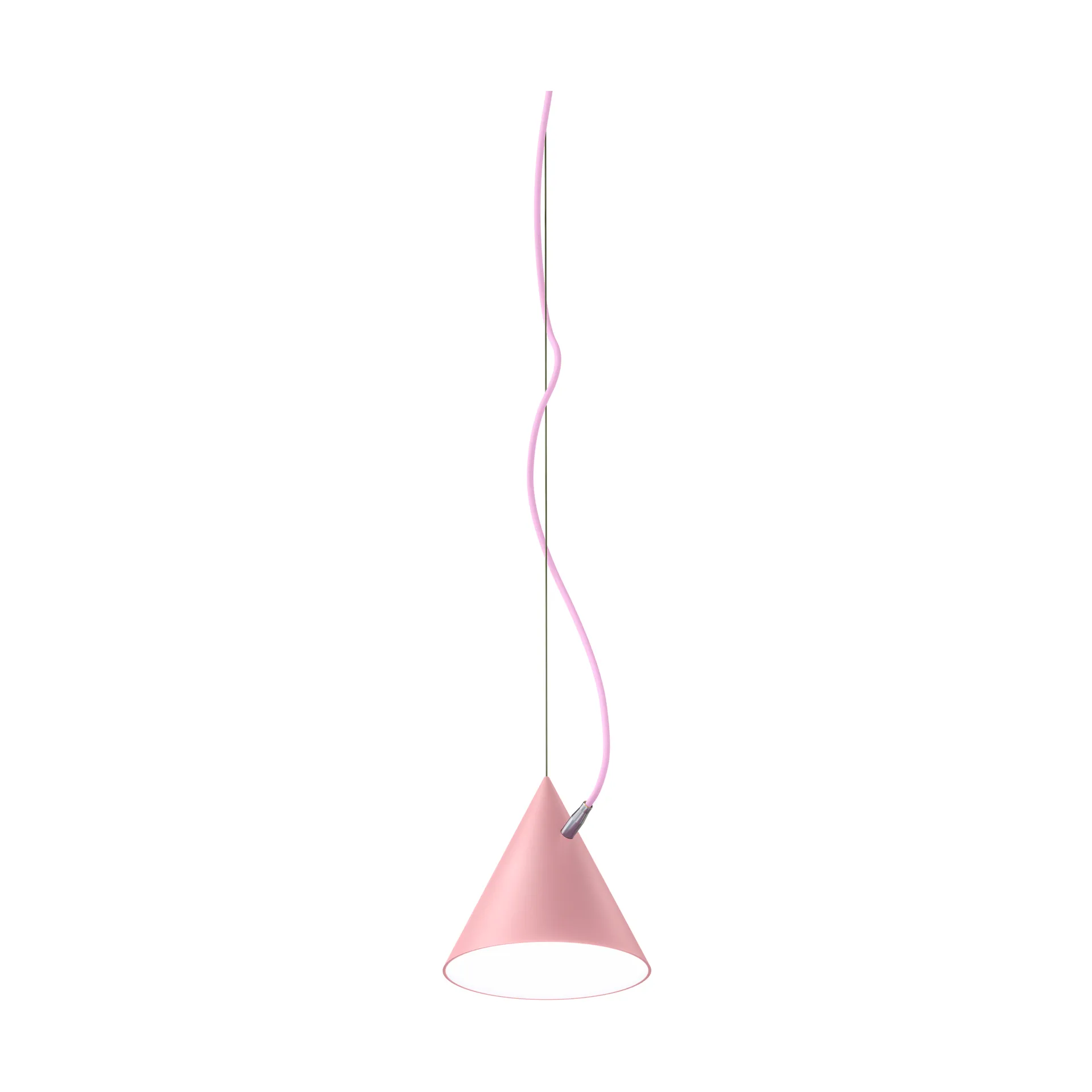 Suspension Castor 20 cm, Rose-rose-argent Noon