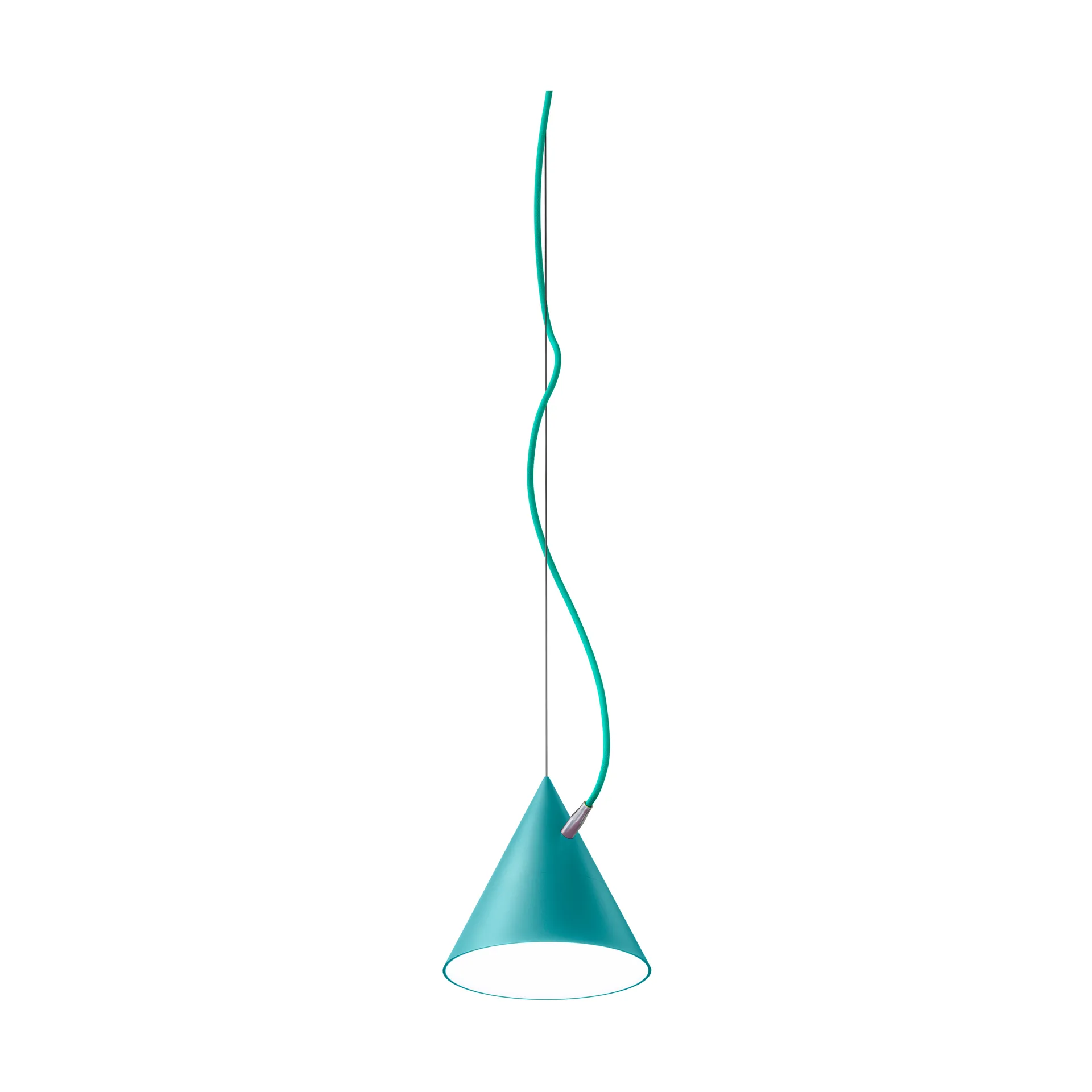 Suspension Castor 20 cm, Turquoise-turquoise-argent Noon