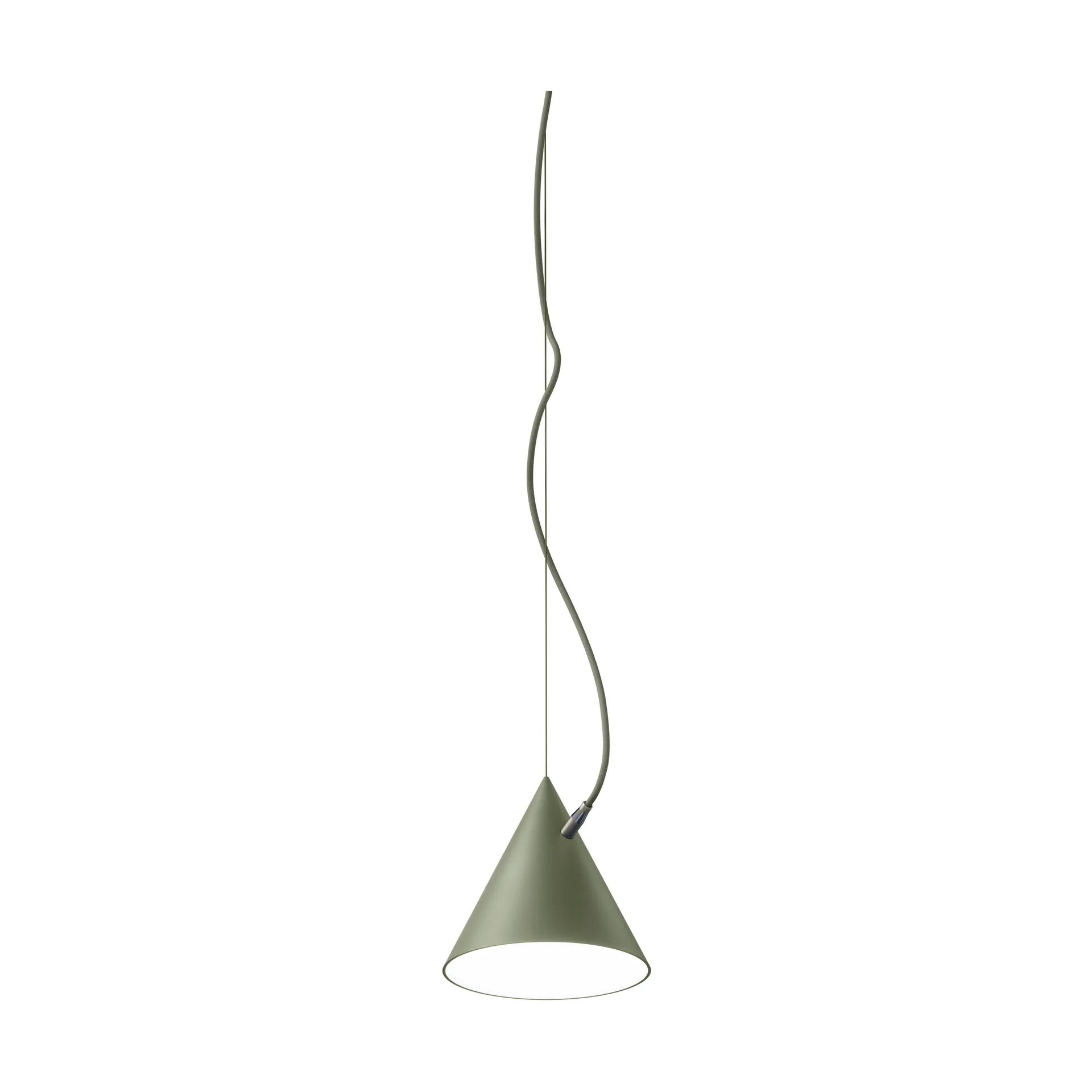 Suspension Castor 20 cm, Vert militaire-vert-laiton Noon