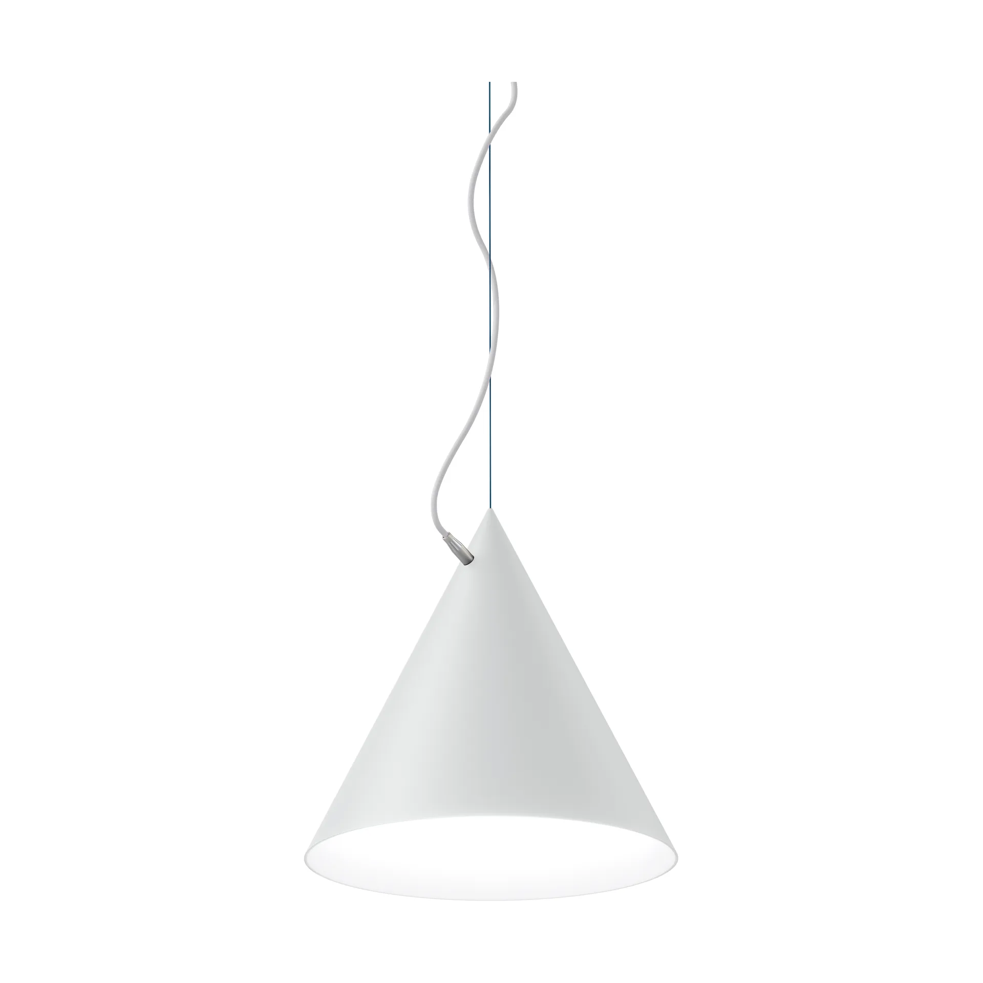 Suspension Castor 40 cm, Blanc-blanc-argent Noon