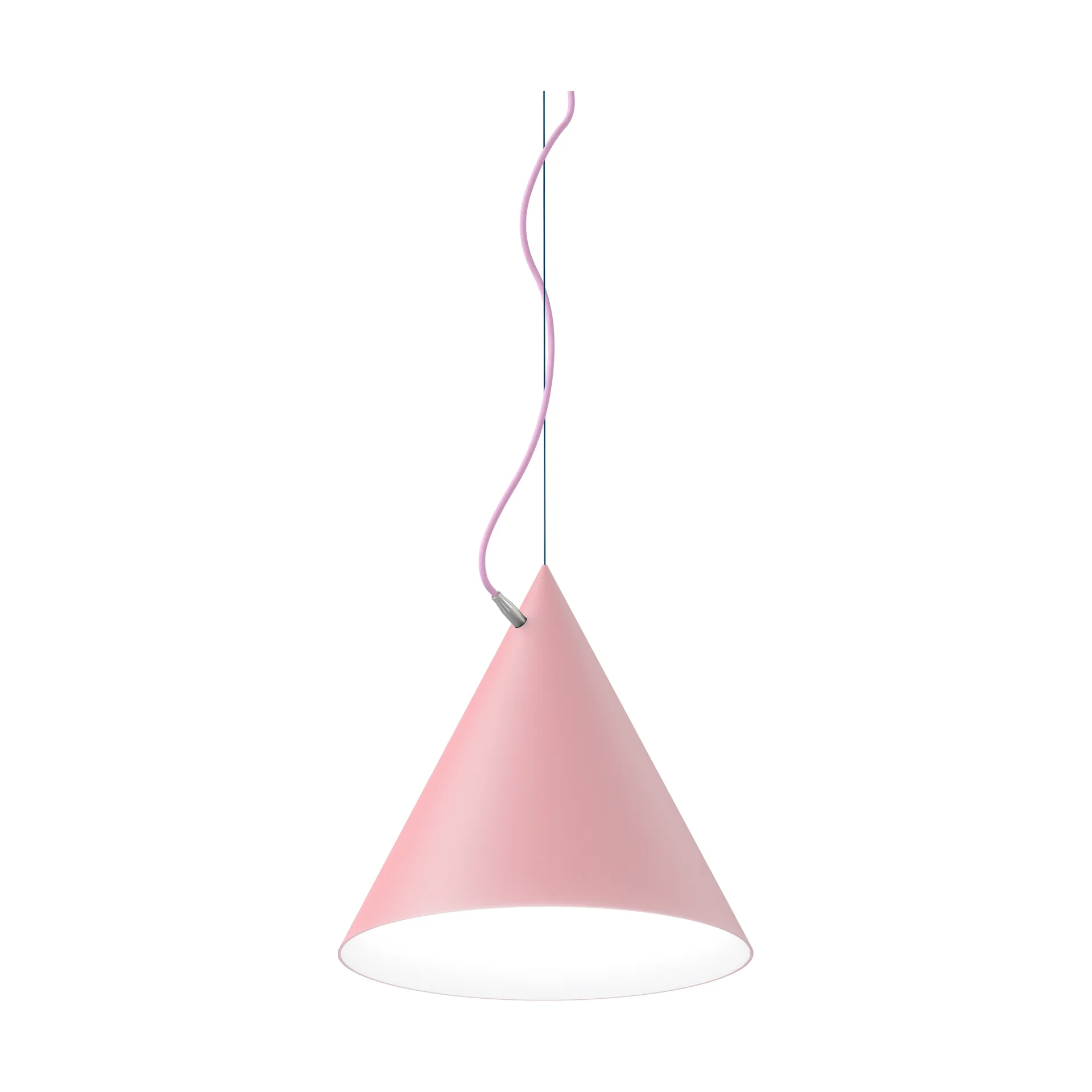 Suspension Castor 40 cm, Rose-rose-argent Noon