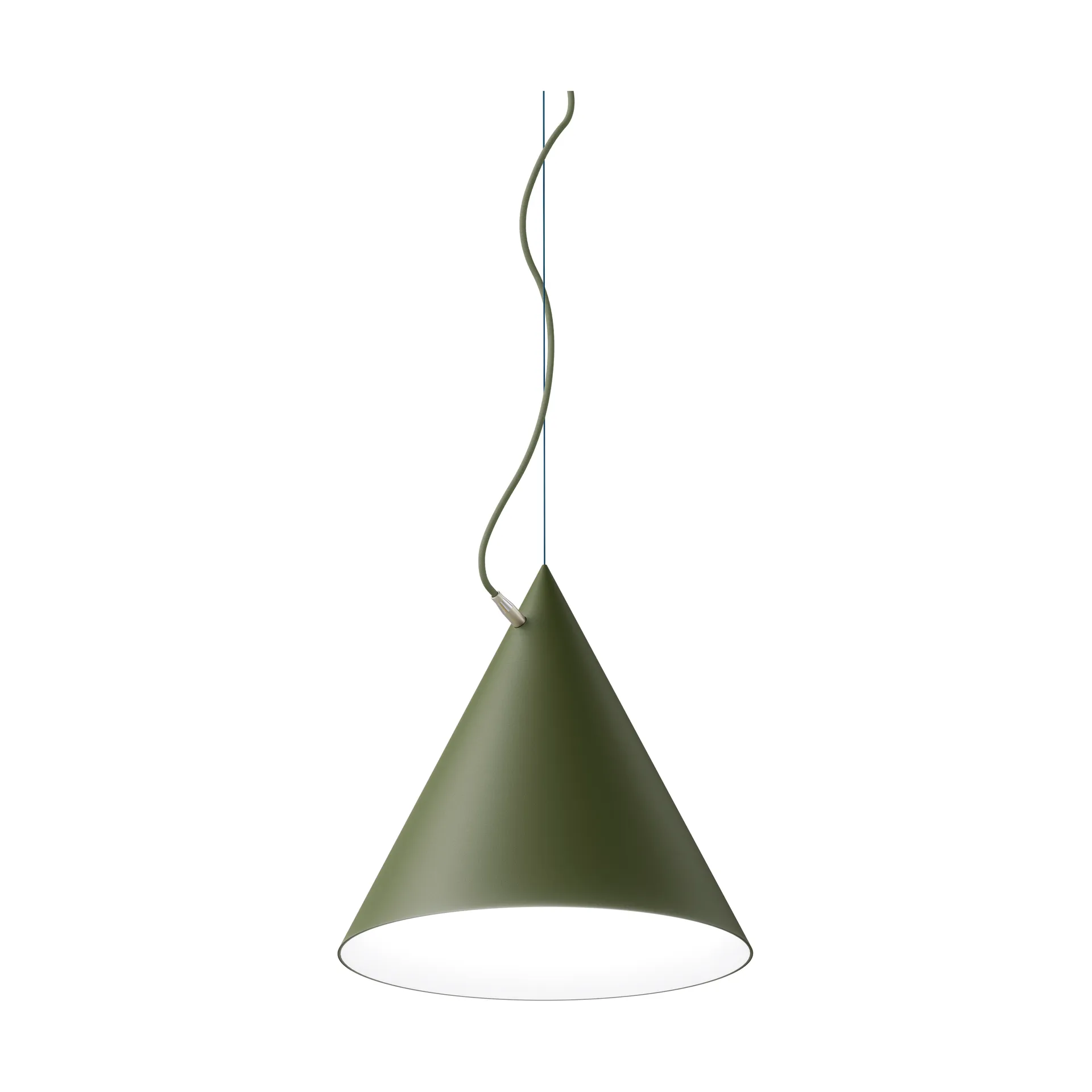 Suspension Castor 40 cm, Vert militaire-vert-laiton Noon