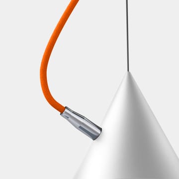 Suspension Castor 60 cm - Blanc-orange-argenté - Noon
