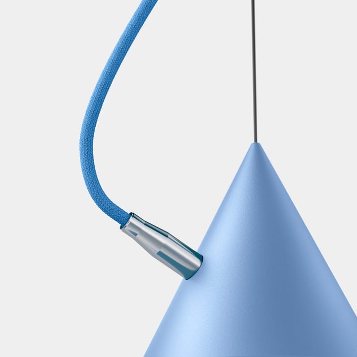 Suspension Castor 60 cm, Bleu pastel-bleu clair-argent Noon