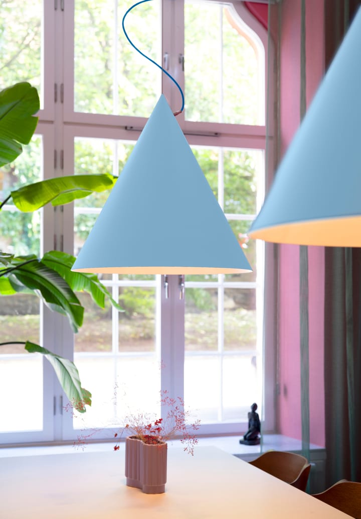 Suspension Castor 60 cm, Bleu pastel-bleu clair-argent Noon