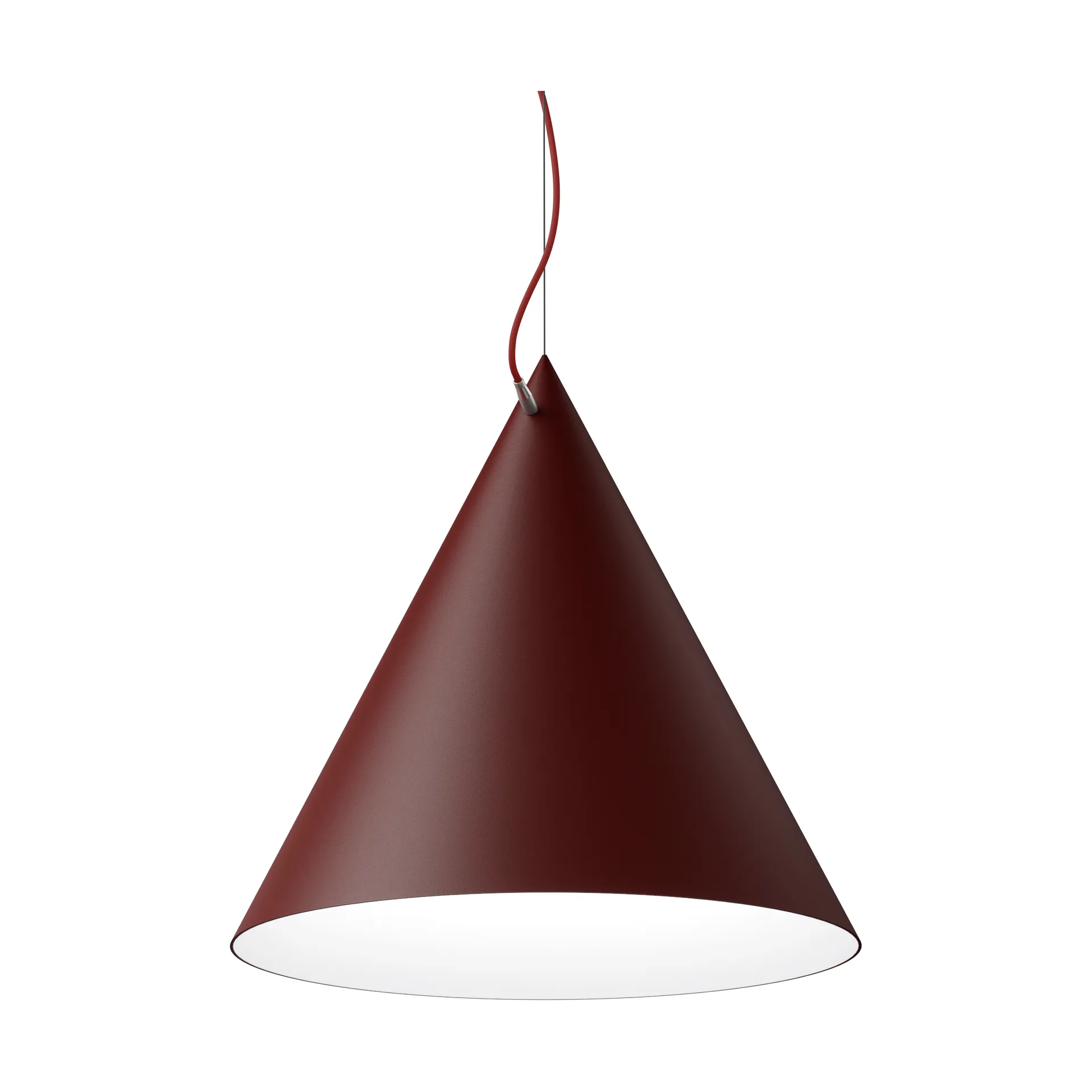 Suspension Castor 60 cm, Bordeaux rouge-rouge foncé-laiton Noon