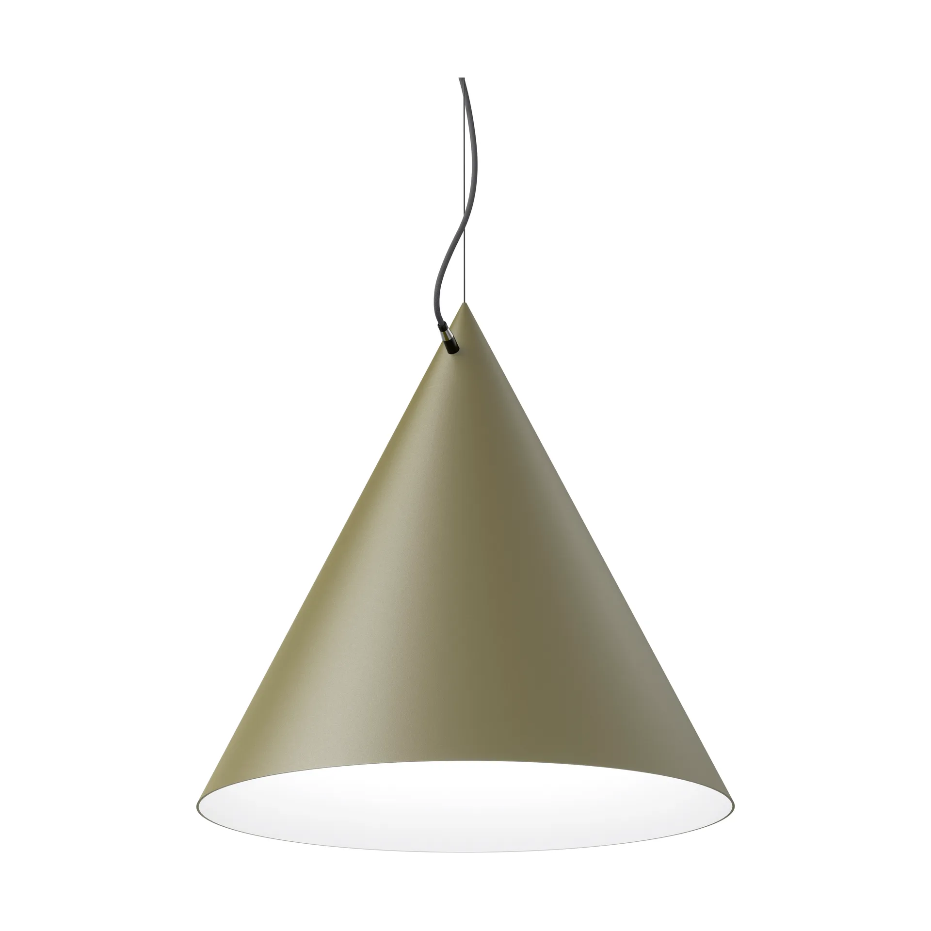 Suspension Castor 60 cm, Gris olive-gris foncé-noir Noon