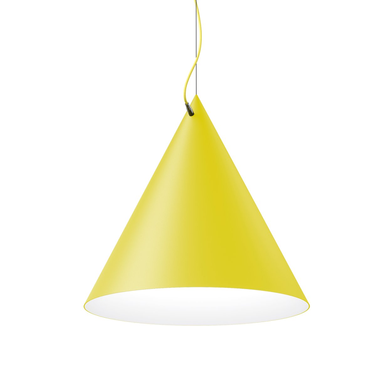 Noon Suspension Castor 60 cm Jaune-jaune clair-argenté